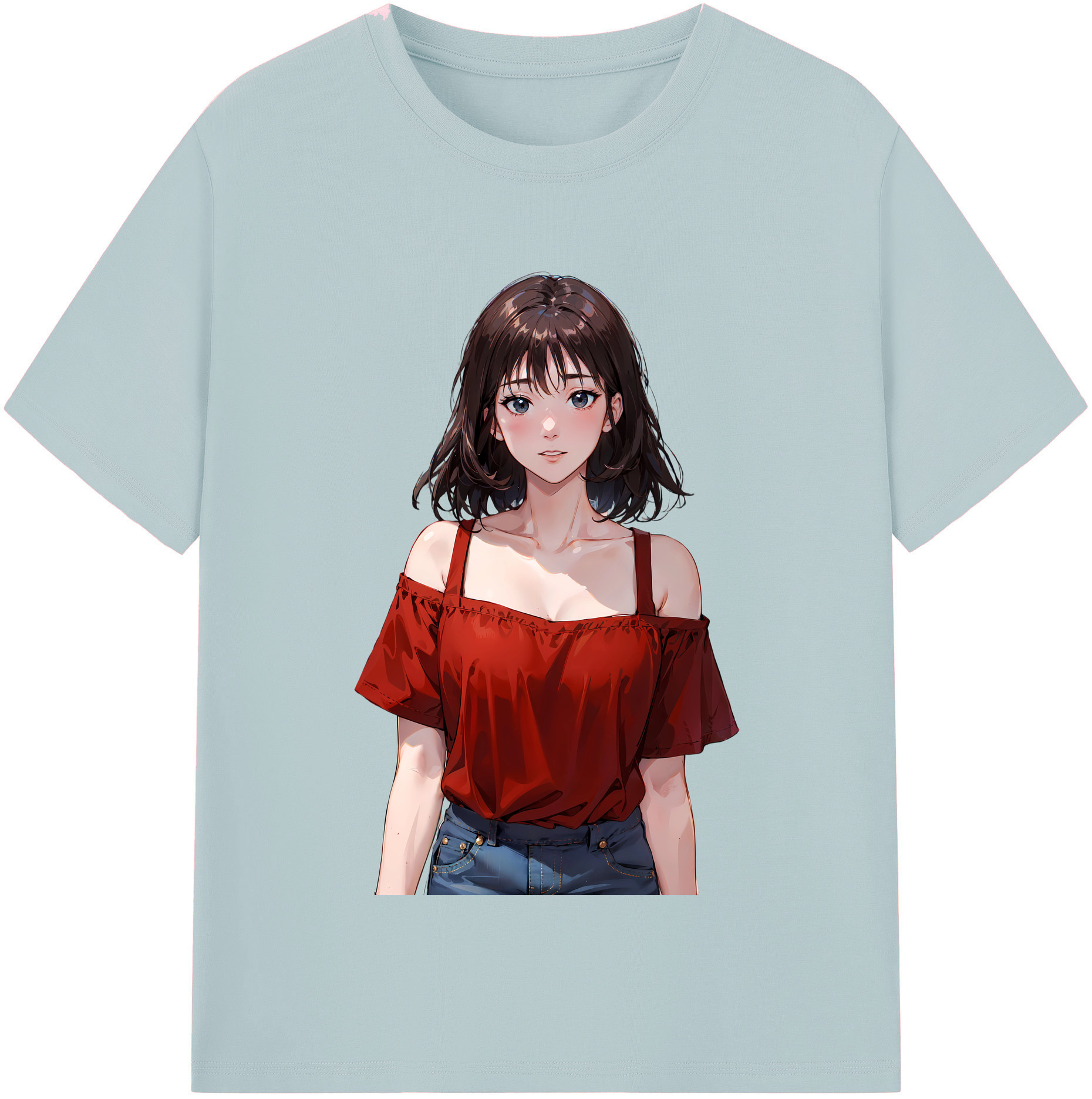 SLAM DUNK／スラムダンク 綿100％半袖Tシャツ（フロントプリント）